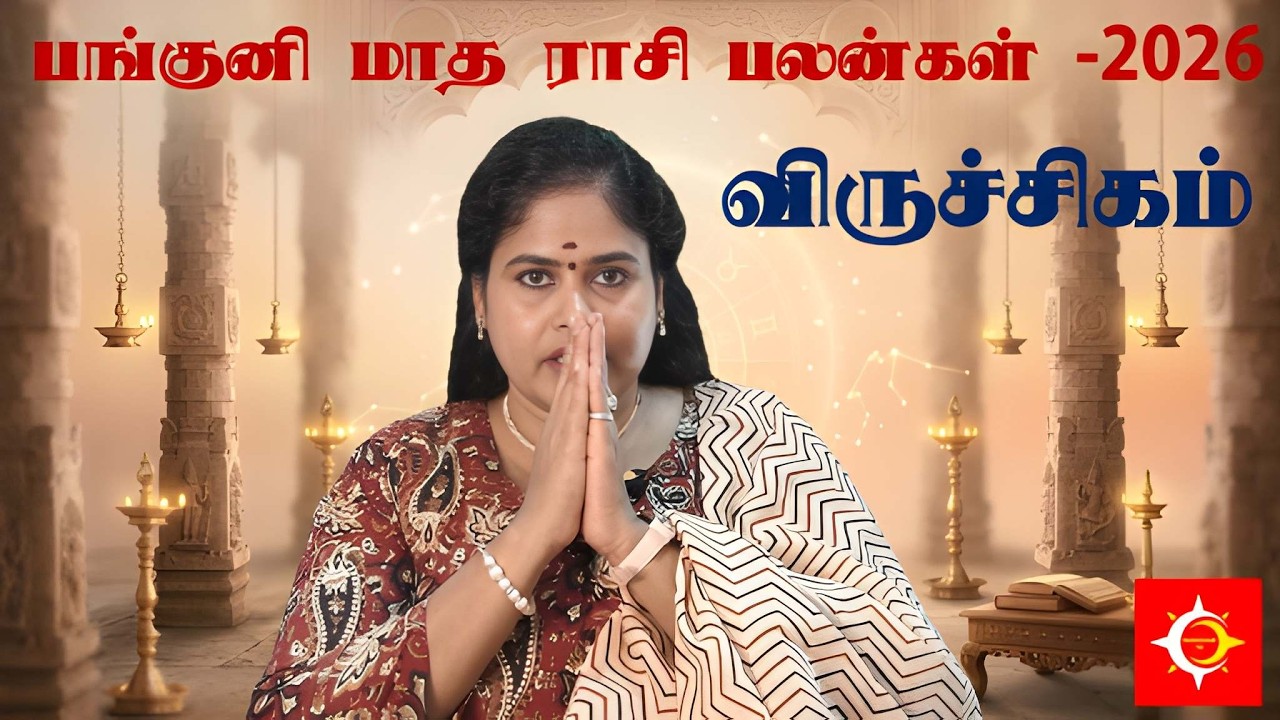 Viruchigam விருச்சிகம் பங்குனி மாதம் ராசி பலன்கள் 2026