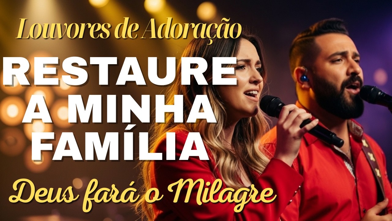 Louvores de Adoração para a Cura da Minha Família, Deus fará o Milagre. Música Gospel