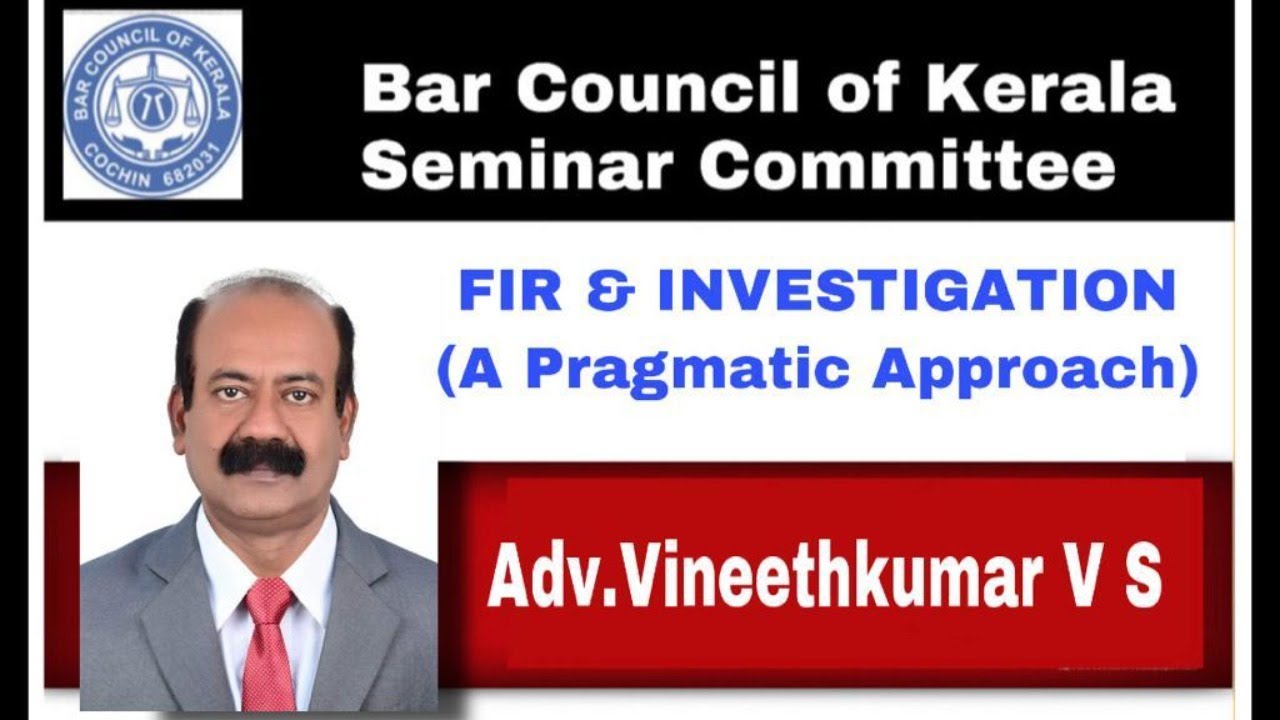 FIR & Investigation (A Pragmatic Approach)