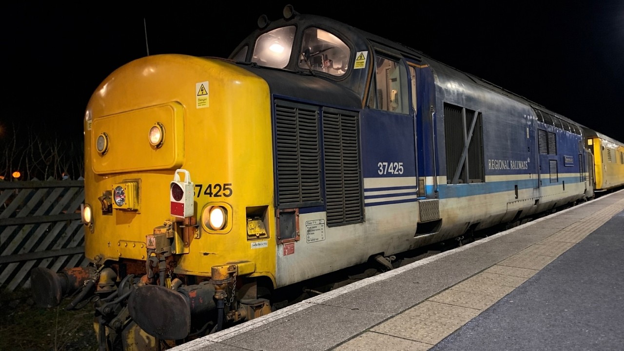 37425 37219 3Q90 Carnforth H.S - Barrow C.S 17th February 2026