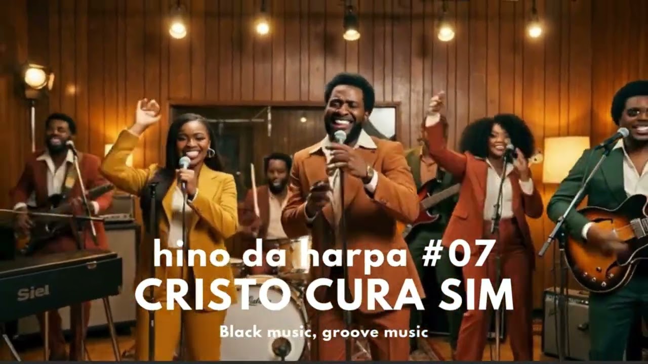 CRISTO CURA SIM / HINO DA HARPA #07 / BLACK MUSIC, GROOVE MUSIC, SOUL MUSIC