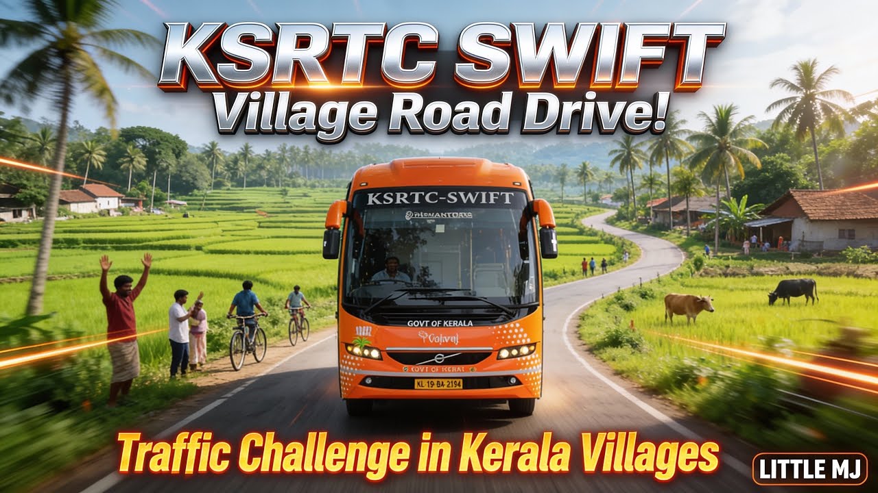 KSRTC-SWIFT Trivandrum to Bangalore Volvo B11R Multi Axle AC Sleeper Bus Journey || LITTLE MJ
