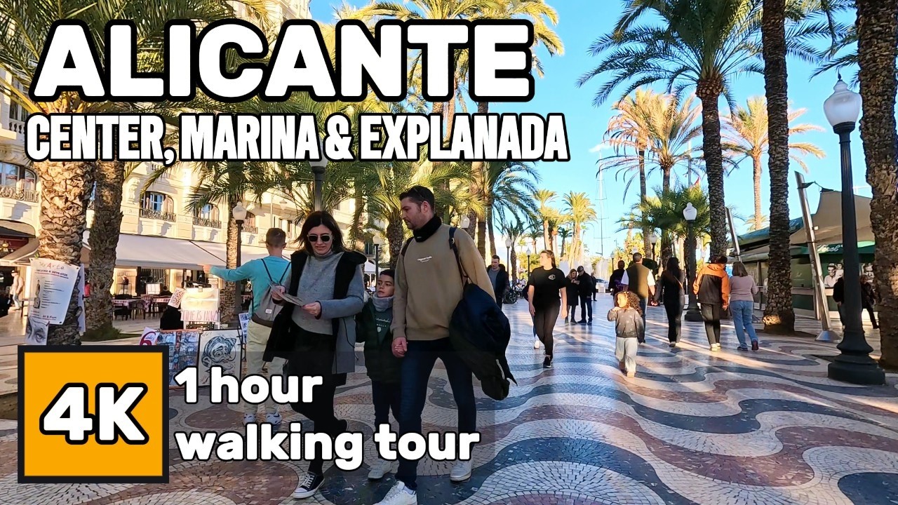 Alicante Walking Tour: Winter Sun, Mushroom Street, New Years Eve, Marina, Explanada