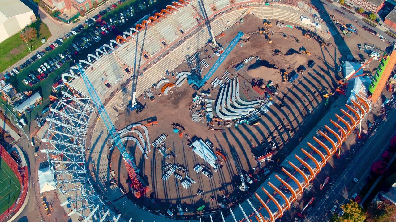 UO Hayward Field: Construction October 2019
