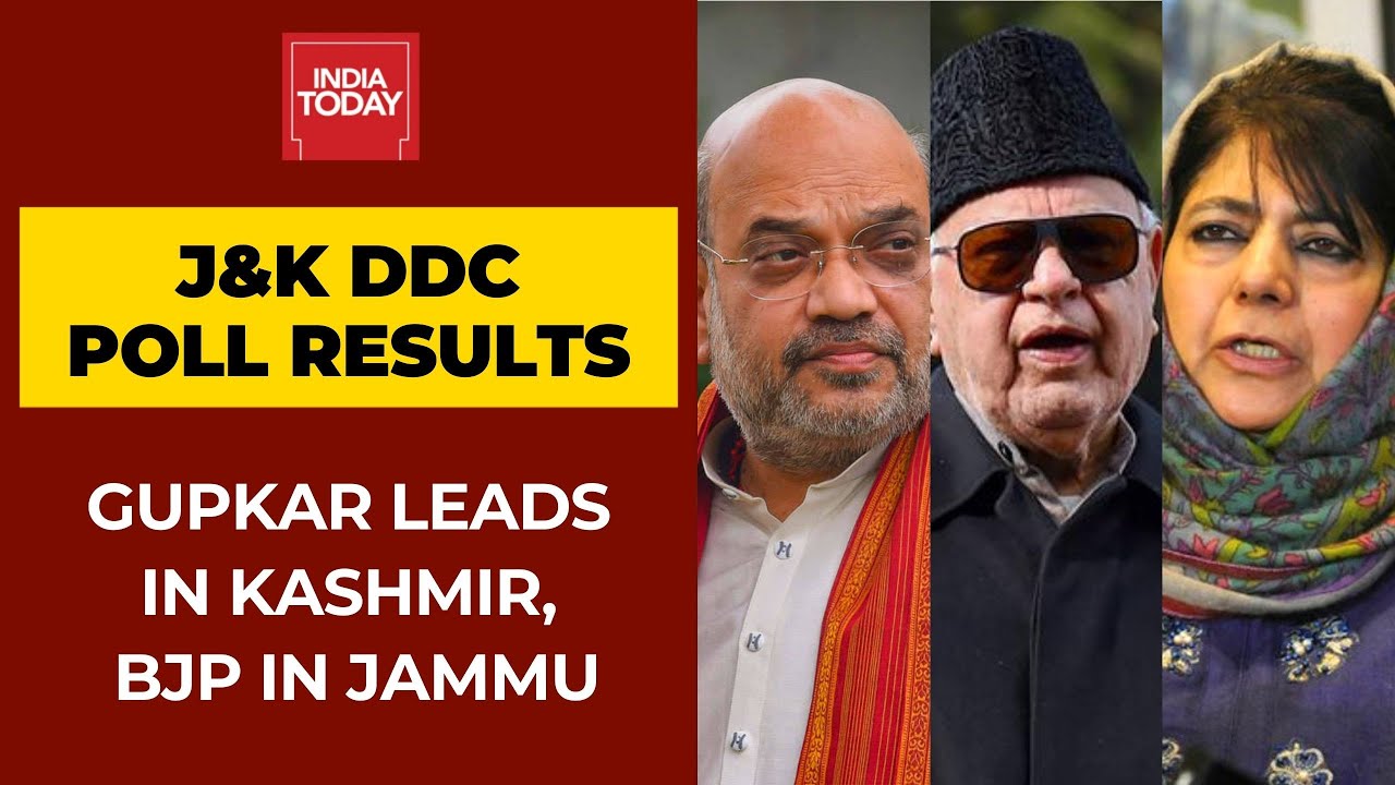 J&K DDC Poll Results Update: Gupkar Alliance Leads In Kashmir, BJP Ahead In Jammu