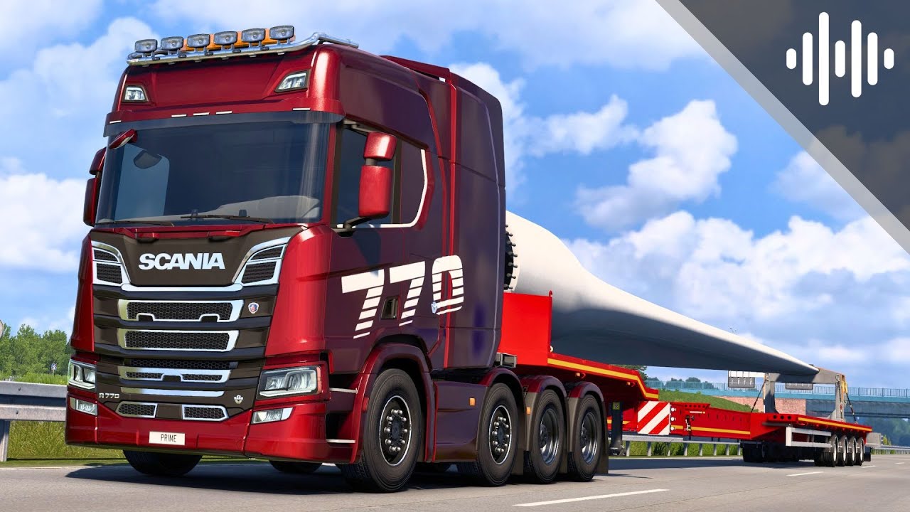 Hauling A Wind Turbine Blade In Germany! | Euro Truck Simulator 2 (ETS2) 1.57 Beta Showcase