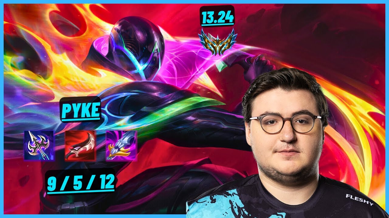 KC FLESHY: PYKE VS CERECOF: ASHE (SUP) - EUW CHALLENGER - PATCH 13.24
