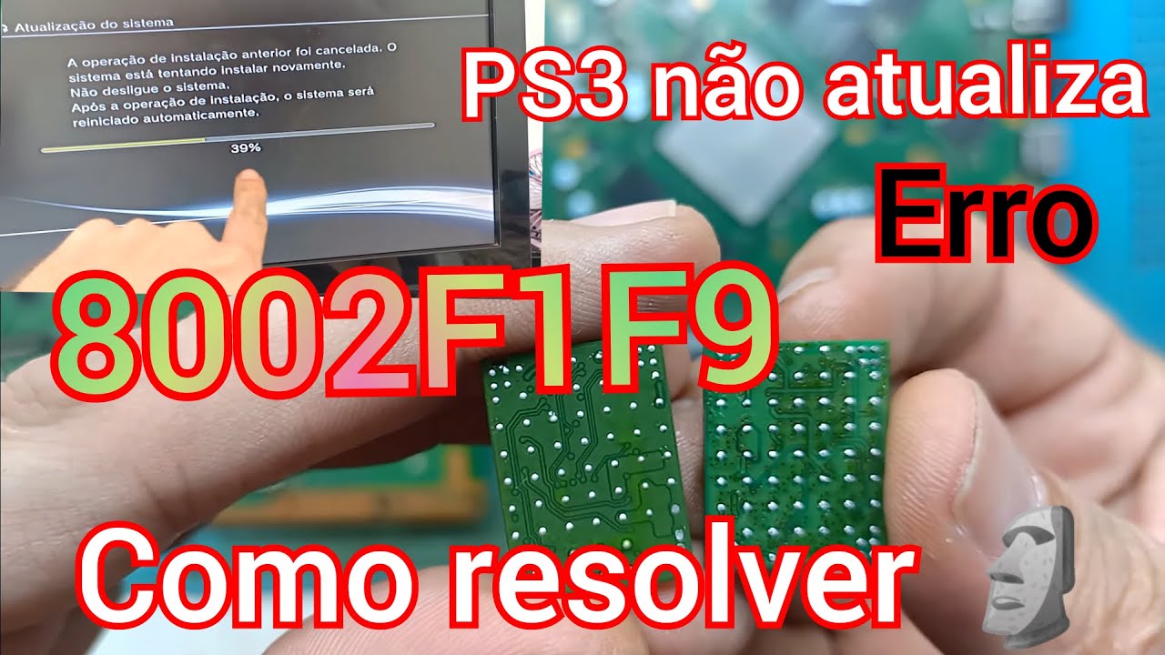 PS3 não atualiza erro 8002F1F9.. controle não funciona sem fio .. não pega wi-fi.. resolvido 👍
