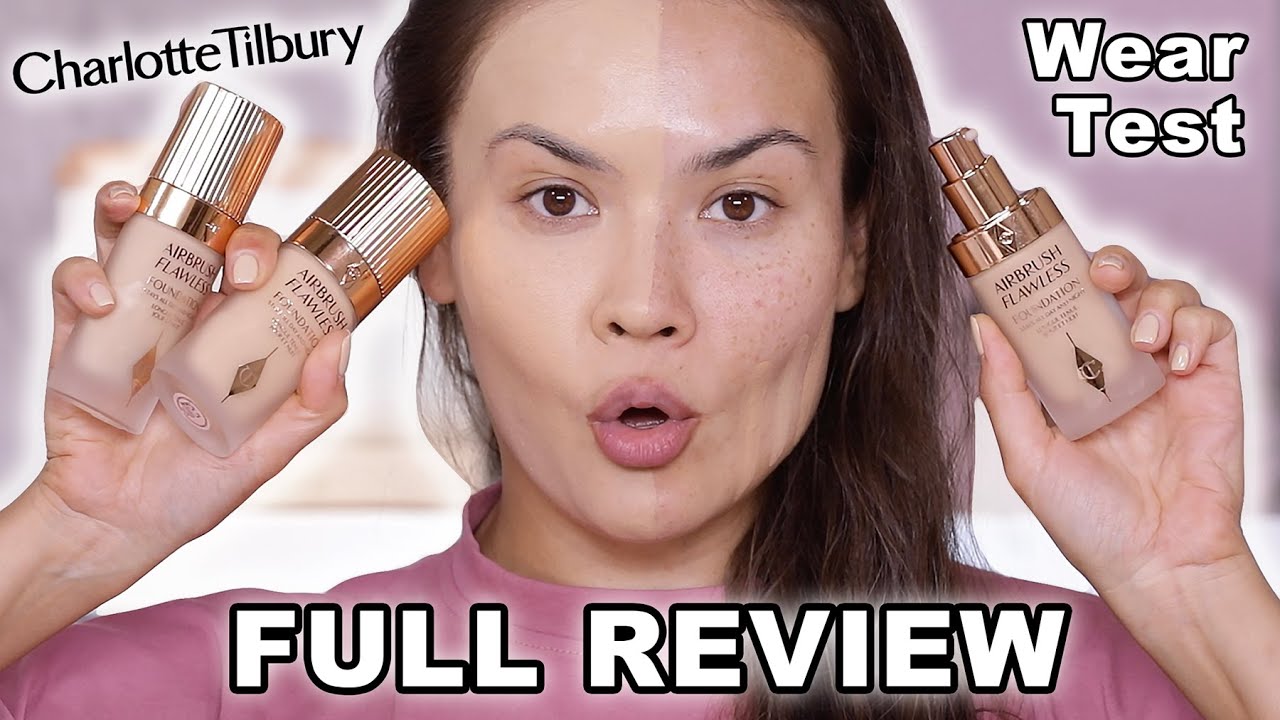 CHARLOTTE TILBURY AIRBRUSH FLAWLESS FOUNDATION REVIEW | Maryam Maquillage