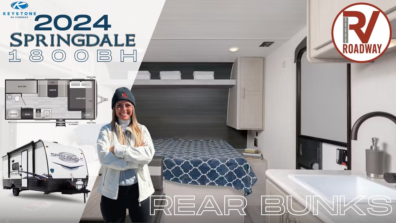 The Perfect Entry Trailer! New 2024 Keystone RV Springdale Classic Mini 1800BH 👀