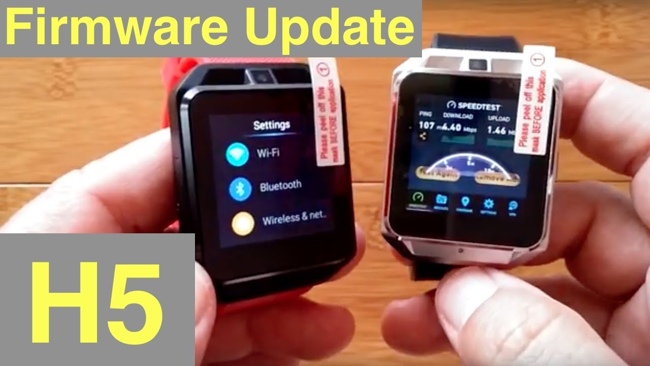 Microwear H5 Smartwatch Firmware Update: 4G cellular for USA?