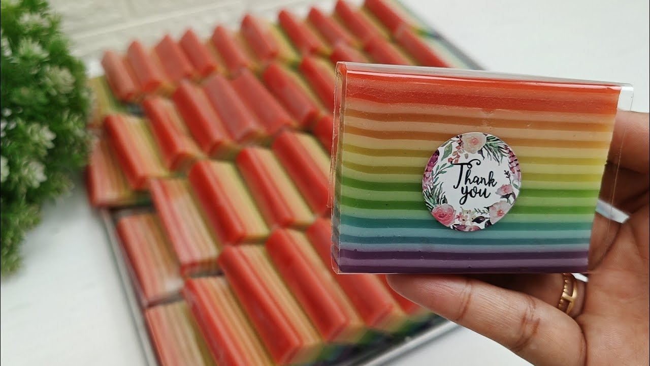 RESEP UNTUK JUALAN !!! 1 LOYANG 40-50 POTONG  KUE LAPIS PELANGI DIJAMIN ENAK KENYAL LEMBUT