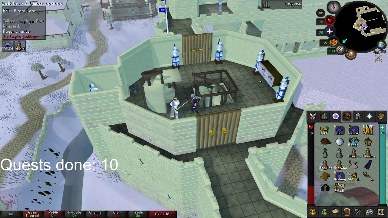 OSRS Quest Speedrunning on Main - RS3 convert