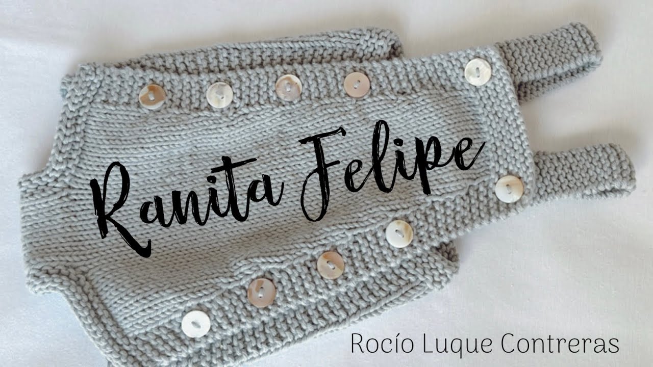 Tutorial RANITA FELIPE ¡¡¡MUY FÁCIL, PARA TODOS LOS NIVELES!!!
