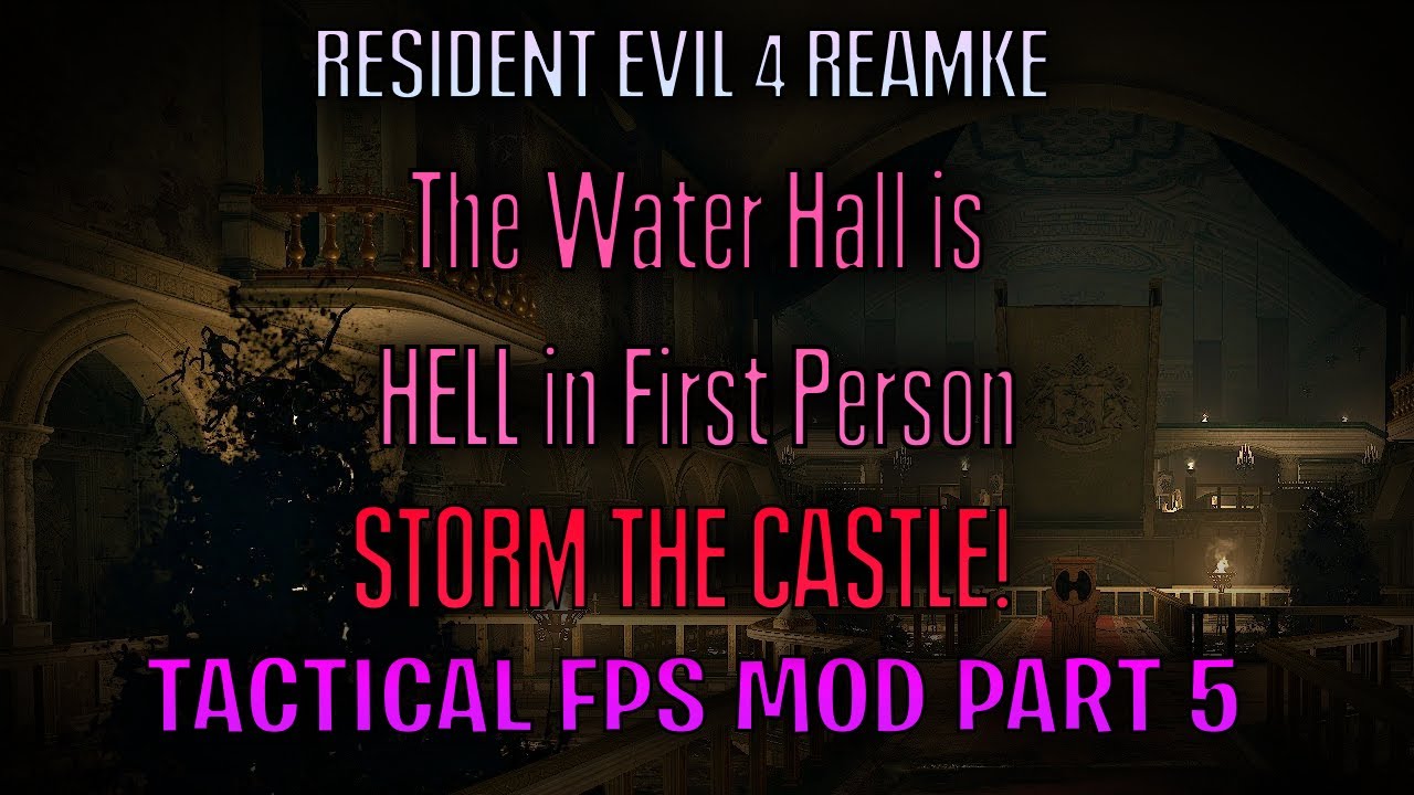 The Water Hall is HELL in First Person | RE4 Tactical FPS: New Game Plus Playthrough | Part 5