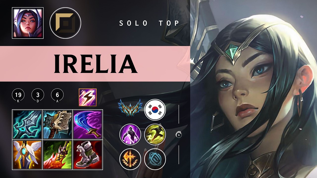 Irelia Top vs Gnar - KR Challenger Patch 26.04