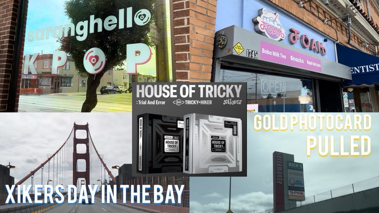 xikers - House of Tricky Trial and Error: SarangHello SF, Foam, Serramonte Mall Bay Area K-Pop Vlog