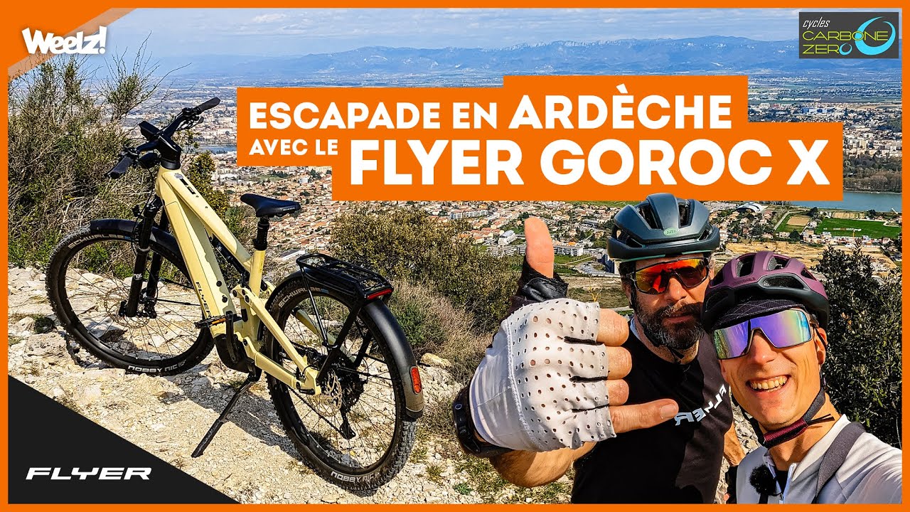 Escapade en FLYER Goroc X cot&eacute; Ard&egrave;che