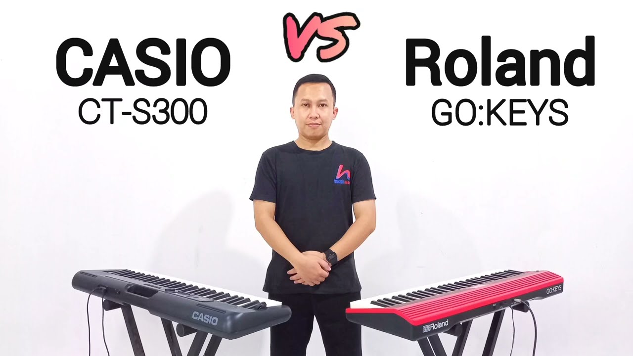 Casio CT-S300 vs Roland GO:KEYS