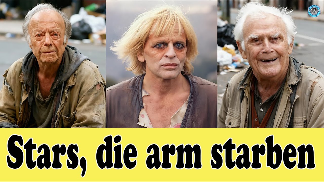 14 reiche deutsche Schauspieler starben tragisch arm und vergessen😢