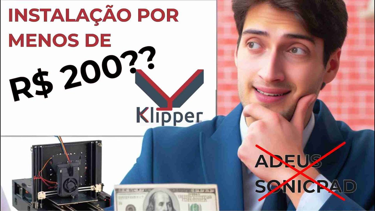 Klipper | Como instalar gastando menos de R$ 200,00 |  Não use SONIC PAD ou RASPBERRY