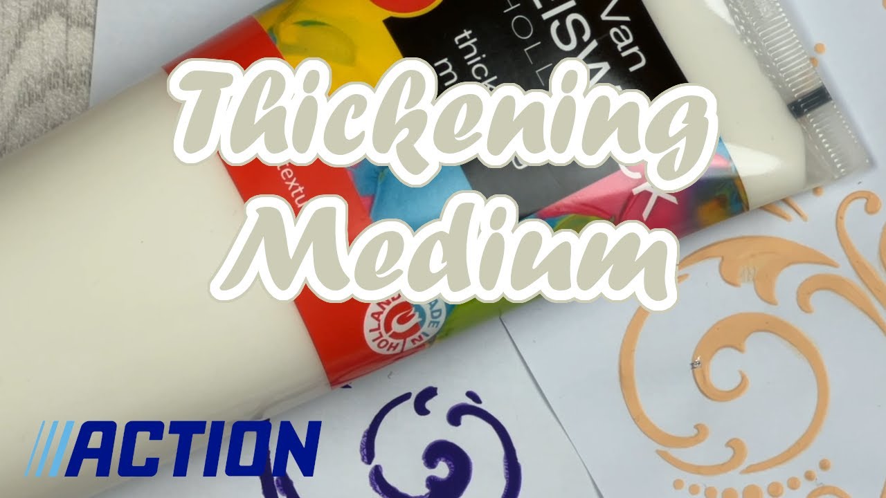 Thickening Medium || Acryl Verdicker || Action || Test