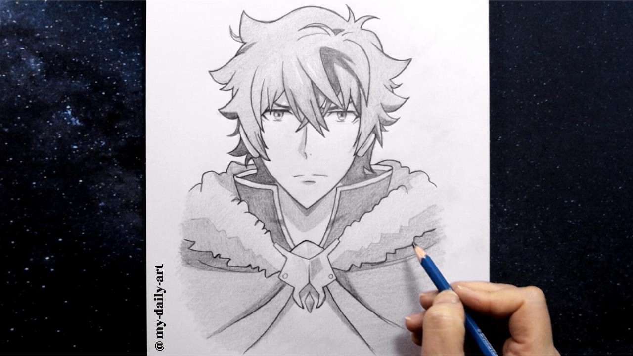How to Draw Naofumi Iwatani | Shield Hero Pencil Drawing