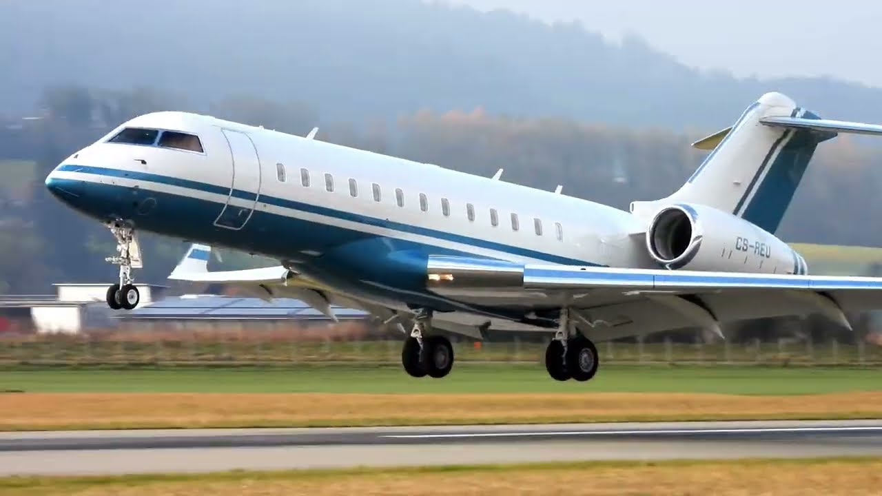 Winter Planespotting at Bern | LSZB Airport Spotter