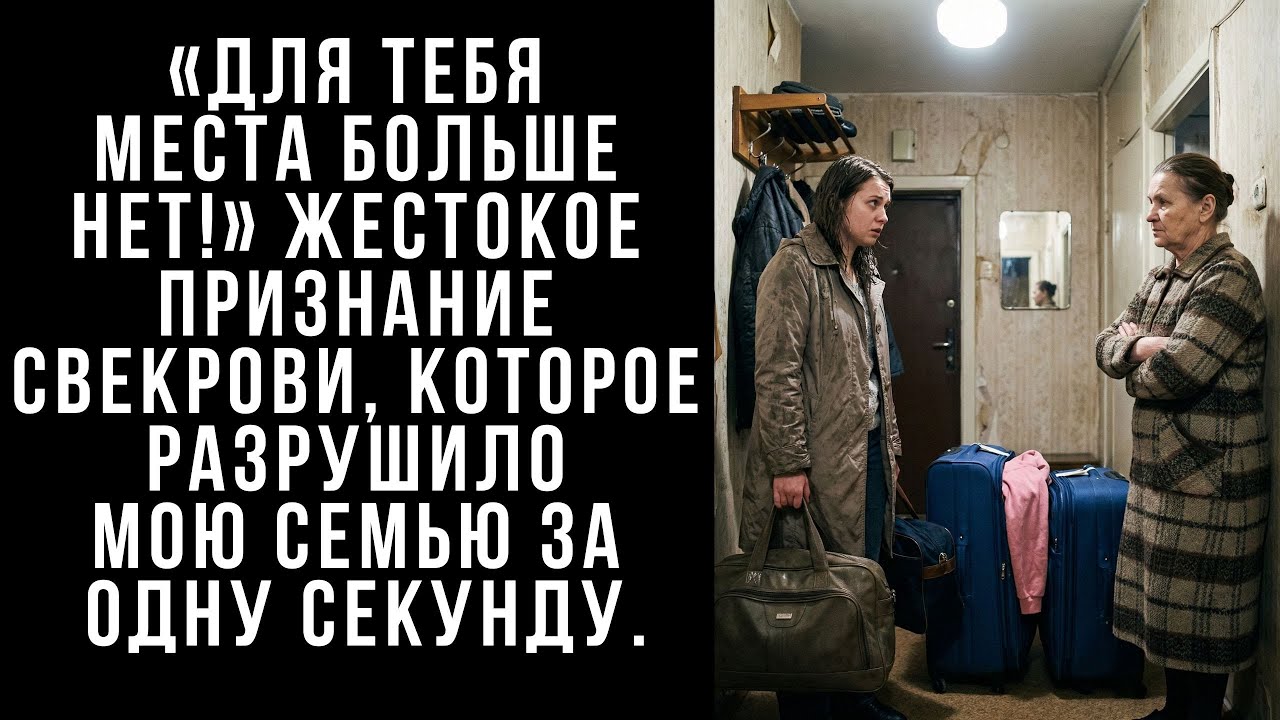 «Для тебя места больше нет!» Жестокое признание свекрови, которое разрушило мою семью за одну...