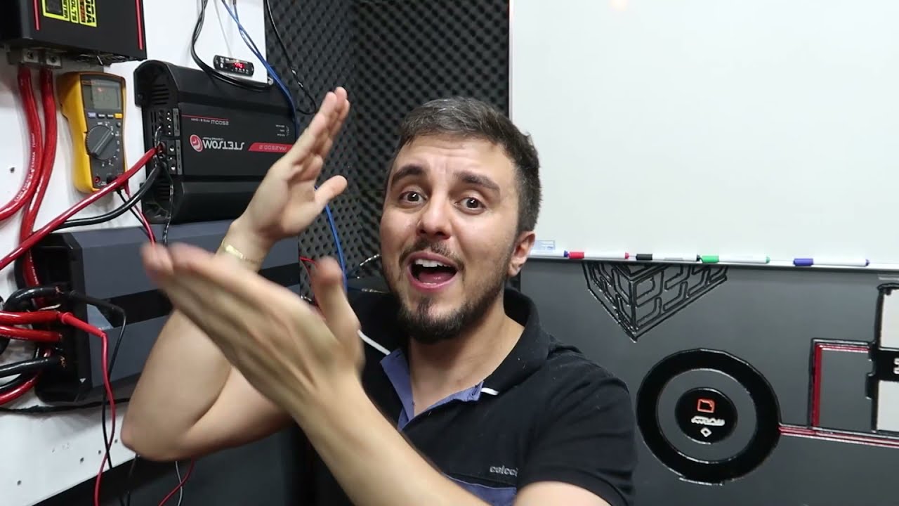 Amplificador com CABO CORRETO vs CABO FINO   Teste Prático
