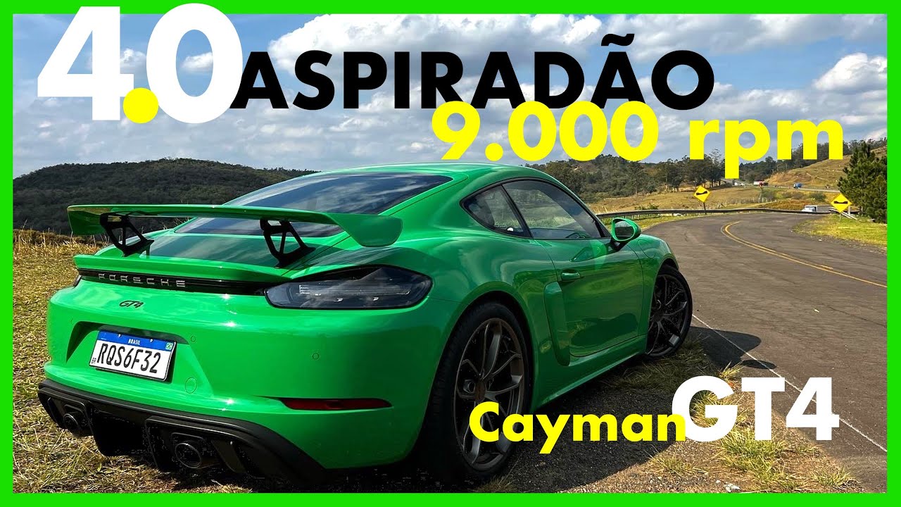 Mais equilibrado DO MUNDO? Porsche 718 Cayman GT4 é REI nas serras e nas pistas