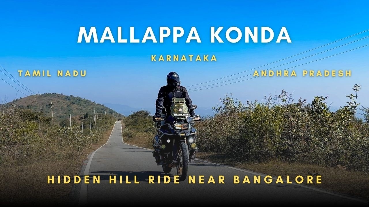 Bangalore to Mallapa Konda Motorcycle Ride | BMW F850 GSA | Scenic Road Trip