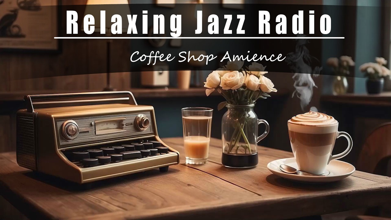 Coffee & Jazz Relax Stream – Vintage Cafe Ambience for Study, Work and Calm Nights