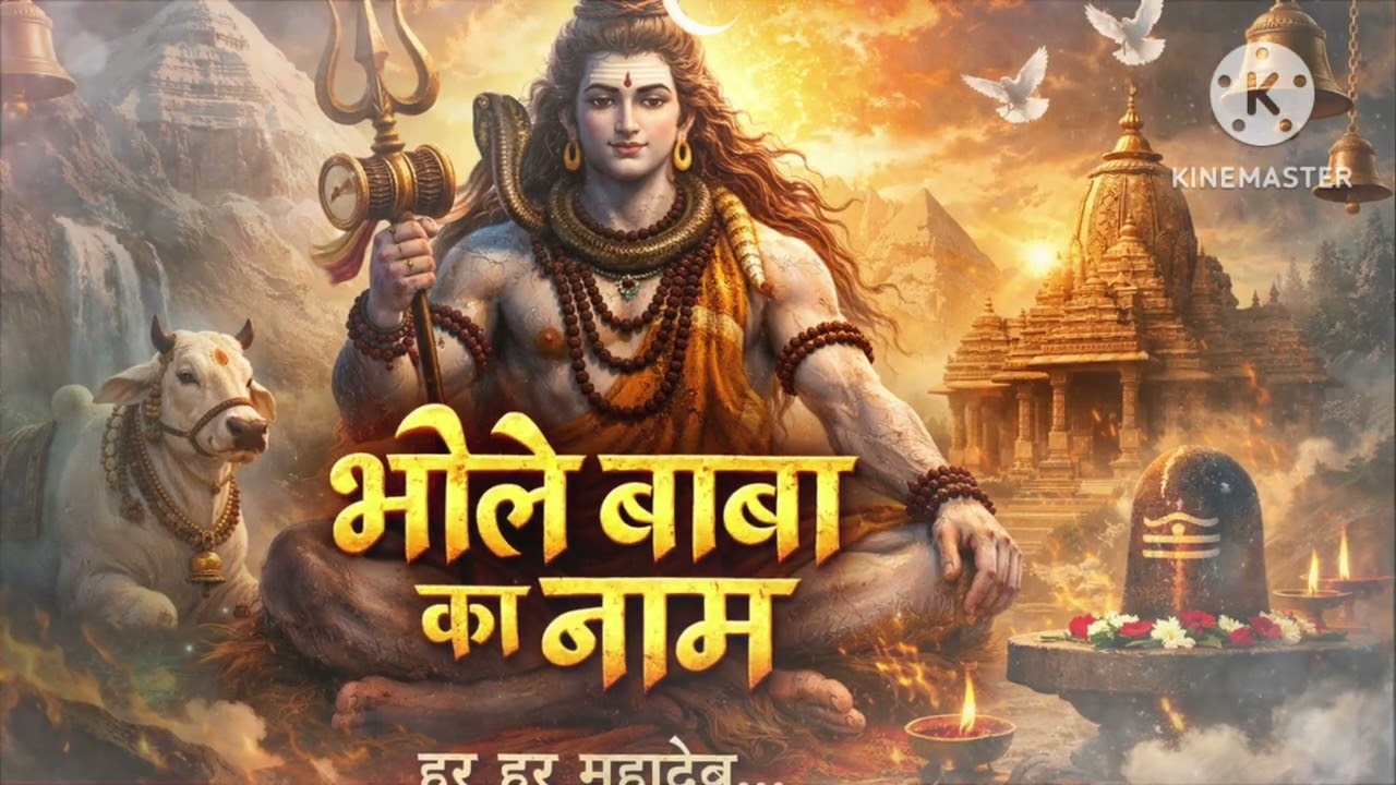 भोले बाबा का नाम | Powerful Shiv Bhajan | Har Har Mahadev 🙏#trending Bholenath 🌿