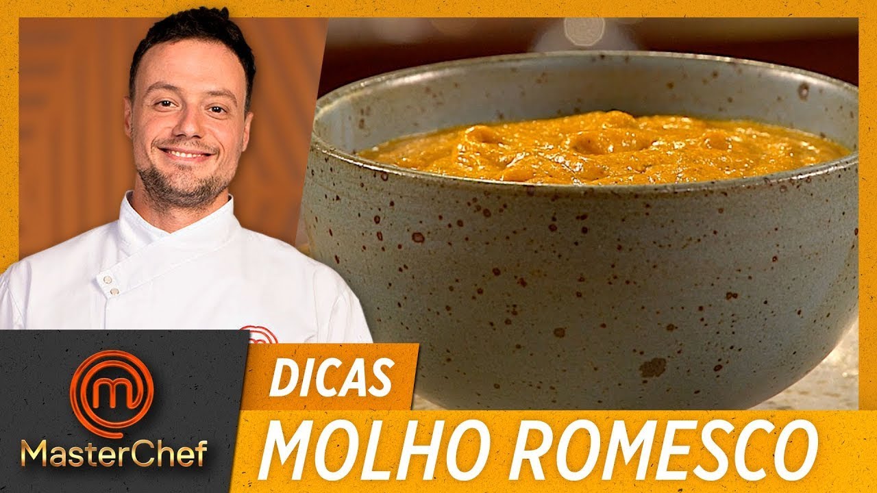 MOLHO ROMESCO com Willian Peters | DICAS MASTERCHEF
