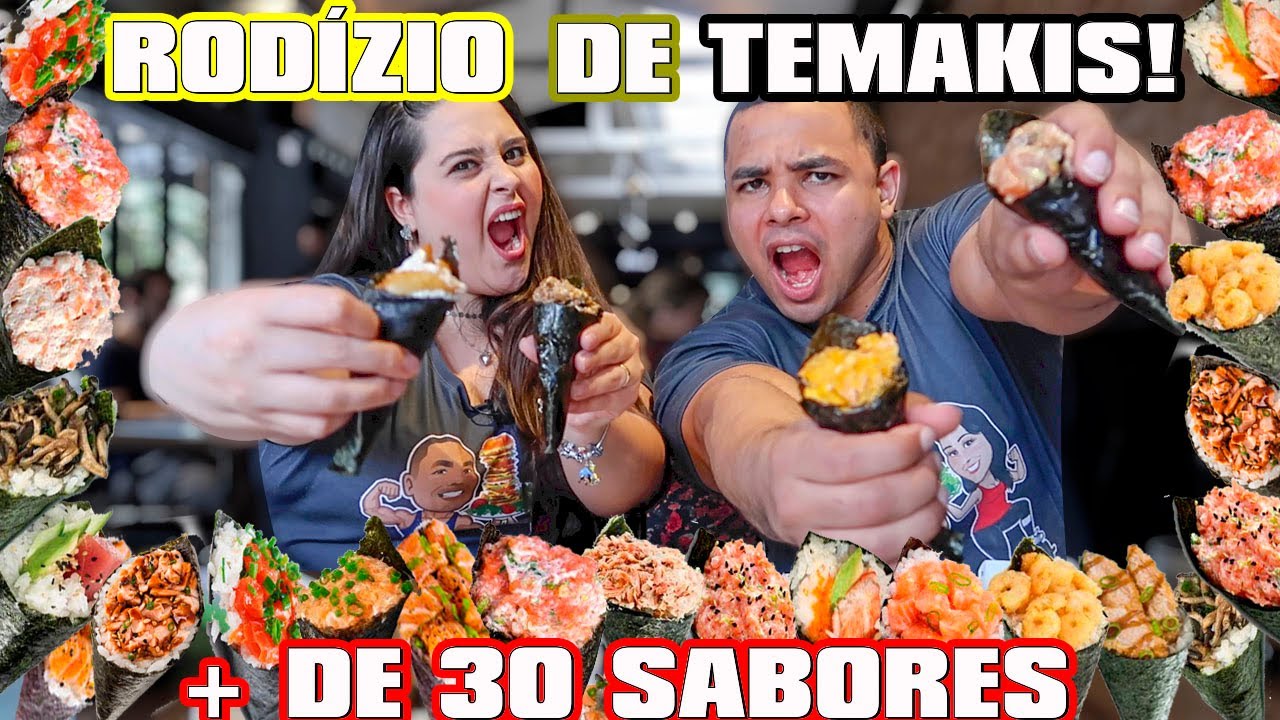 RECORDE DE TEMAKIS |ATERRORIZANDO RODÍZIO JAPONÊS #02