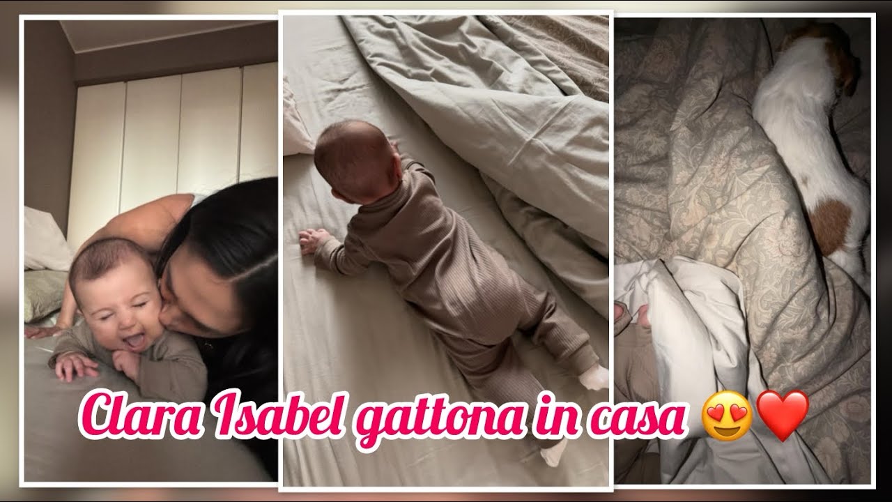 CLARA ISABEL gattona in giro per casa 😍❤️ #special 