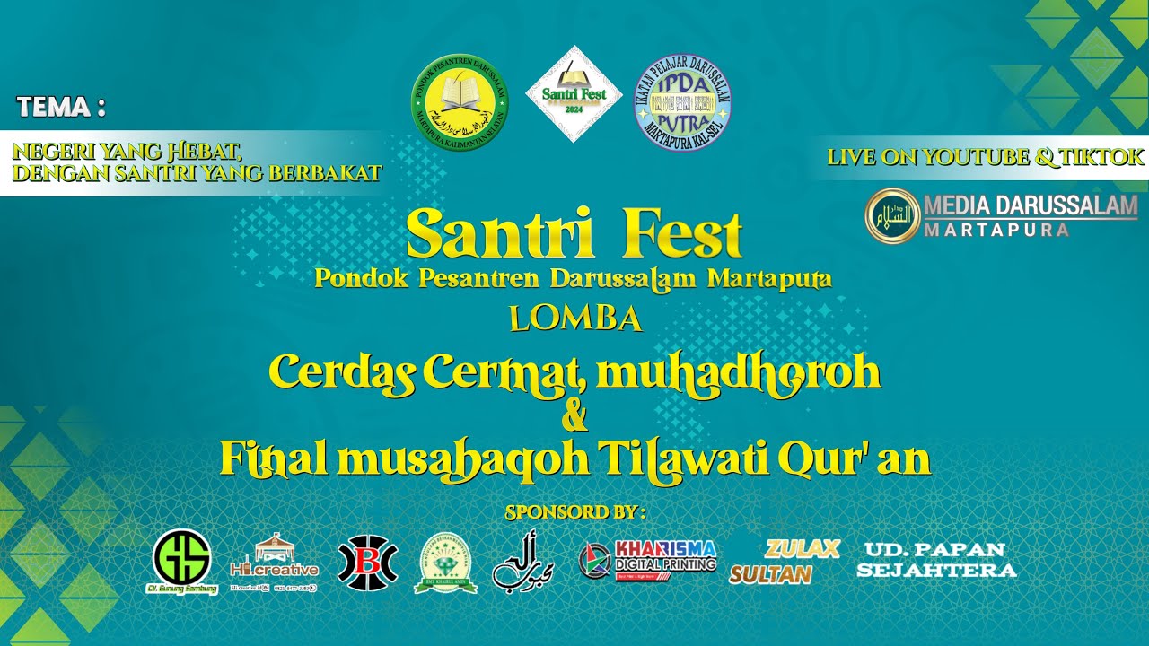 FINAL LOMBA CERDAS CERMAT | SANTRI FEST 2024