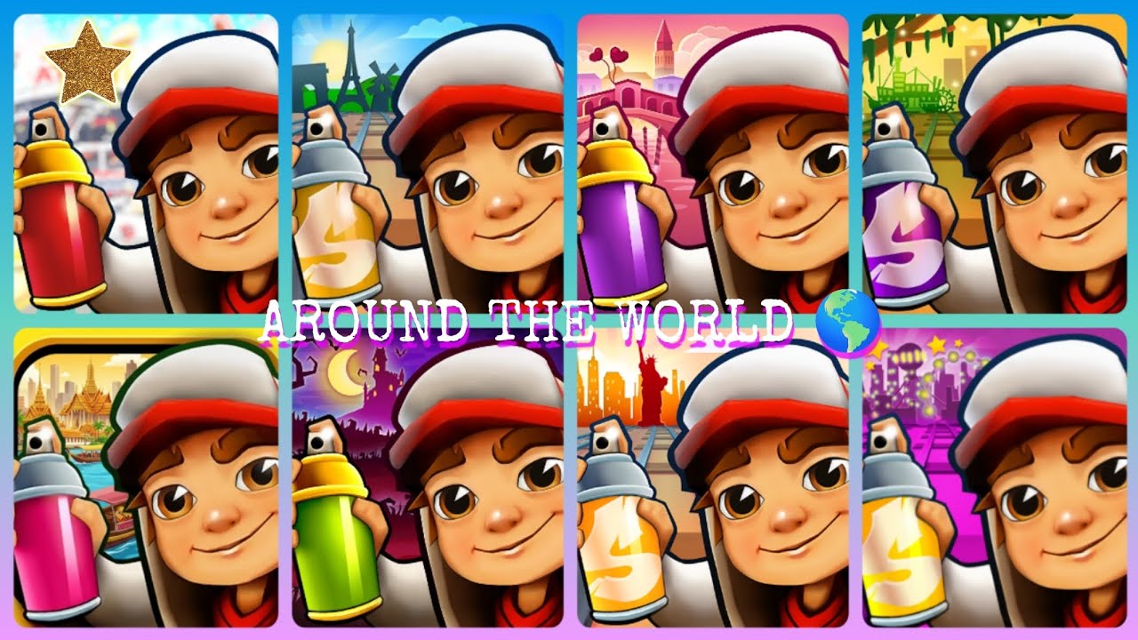 🌍 Playing 8 Updates of Subway Surfers Around the World! 🎮🔥