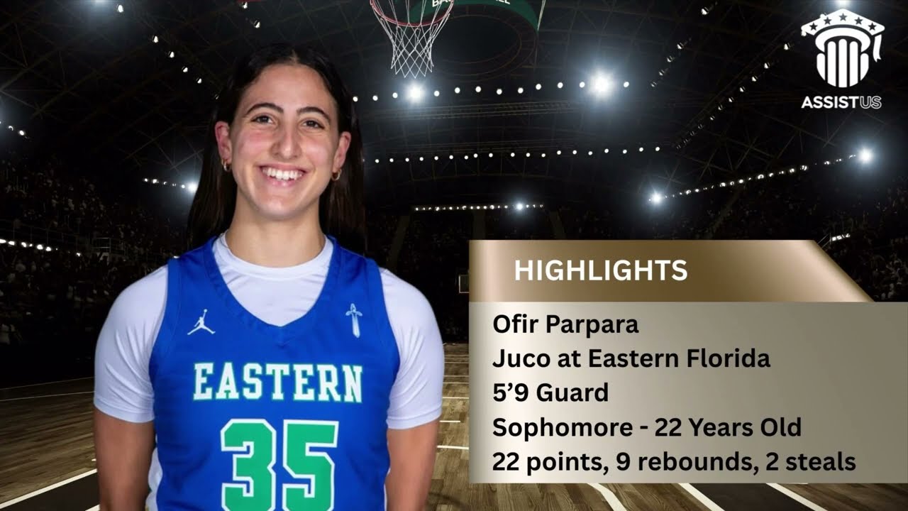 Ofir Parpara 5’9 Guard - 22 points performance vs Daytona State
