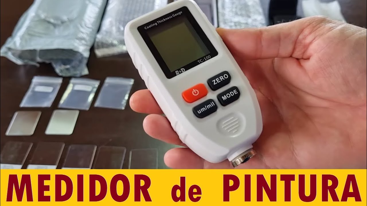 Medidor de espessura PINTURA automotiva R&D TC-100