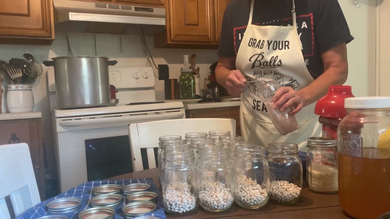 making canned baked beans