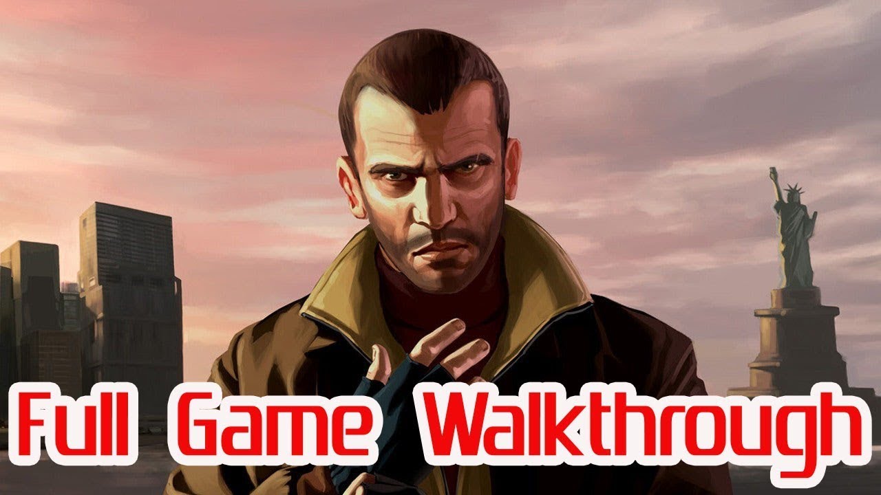 GTA 4 Full Game Walkthrough No Commentary 4K 60FPS