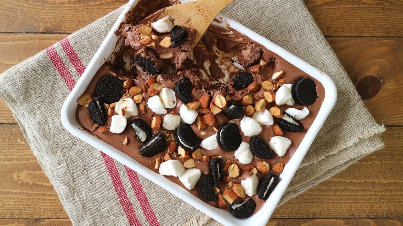 Rocky Road ice cream お家で作れる極旨!ロッキーロードアイスクリーム