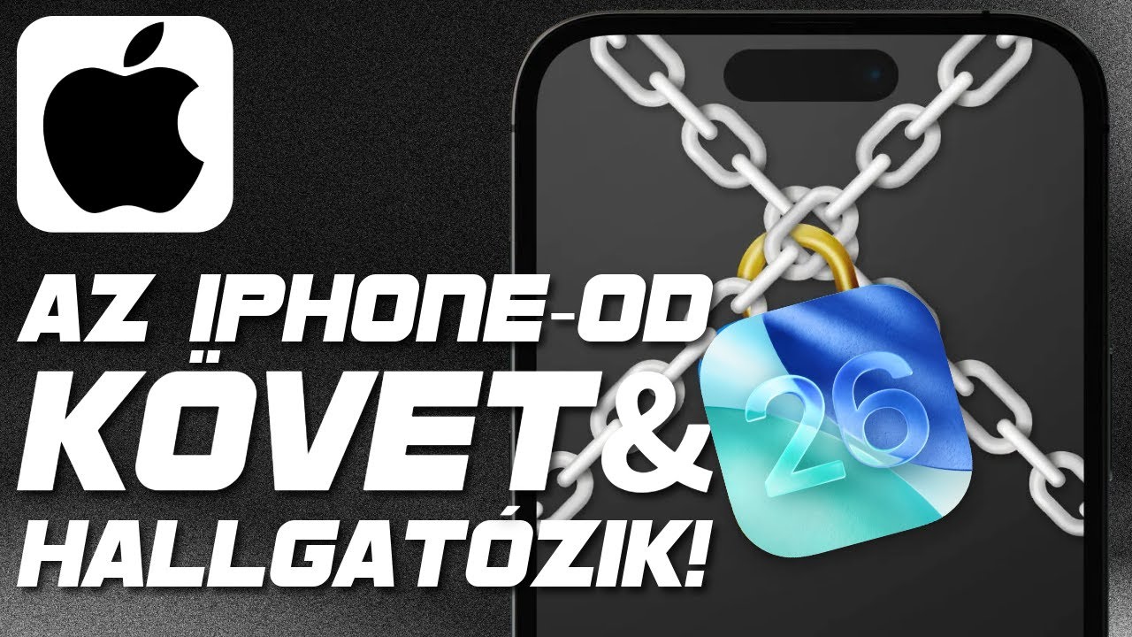 Az iPhone-od követ és hallgatózik — Ezt KAPCSOLD KI!