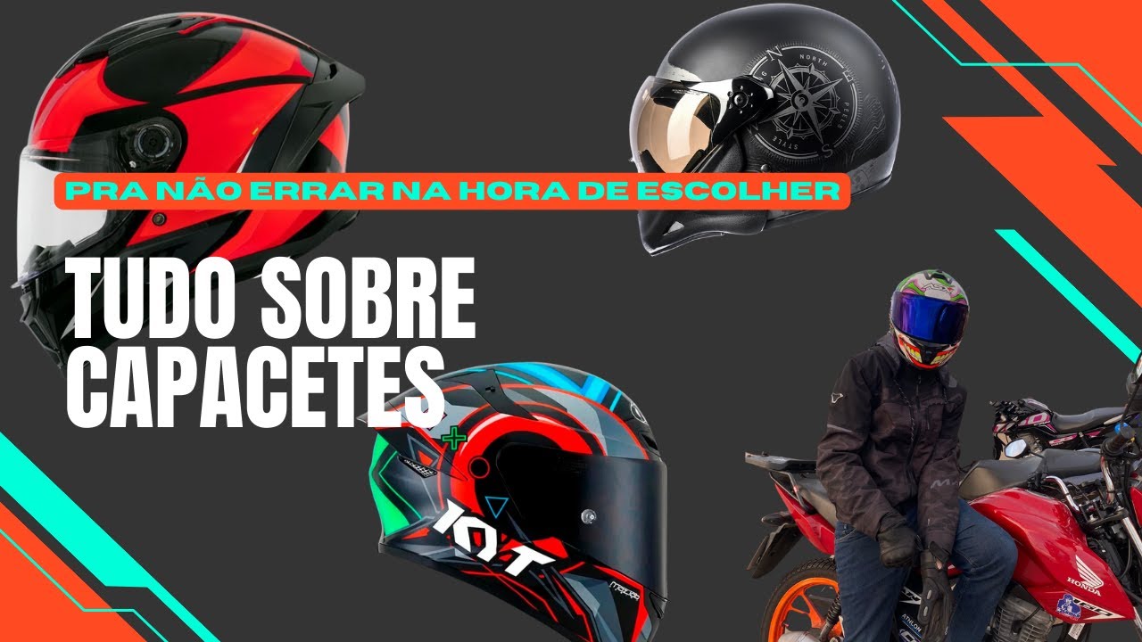 Tudo sobre Capacetes de Moto. Saiba tudo que você precisa Saber