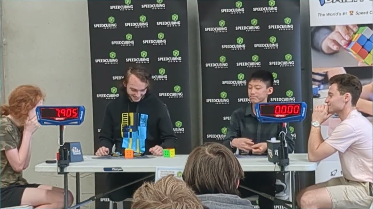 DailyPuzzles Speedcubing competition finals - December 2023 #cubing #australia