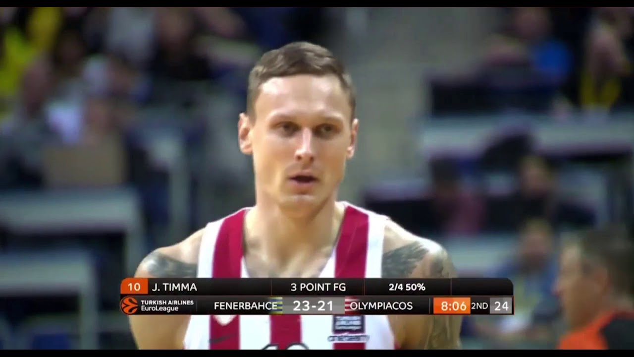 Janis Timma highlights (Fenerbahce-Olympiacos: 90-75)