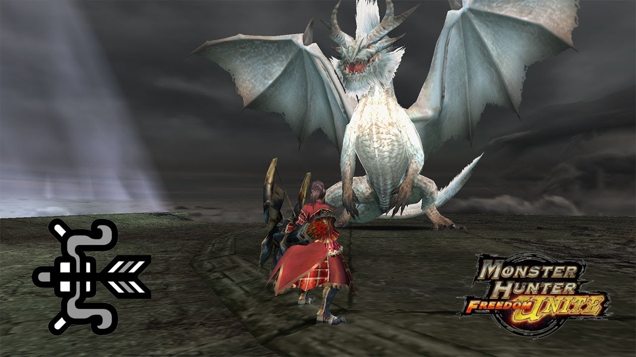 Monster Hunter Freedom Unite (PSP) - White Fatalis (G Rank)