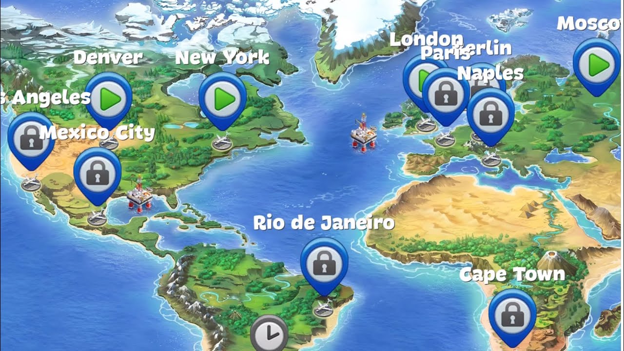 Which location would you unlock next?